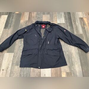 Wellensteyn Golfjacke Mens Windproof Waterproof Jacket Hood Golf Black XXL